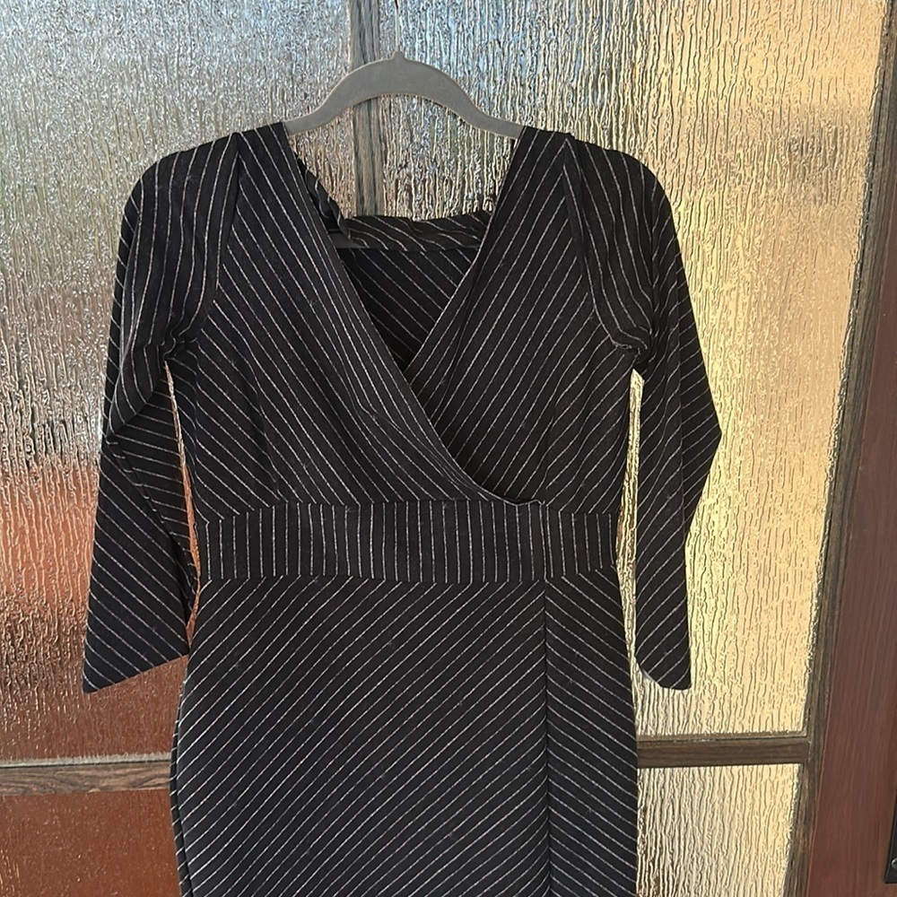 Chiara Boni La Petite Robe Pinstripe Iza Sheath Italian size 50 or US 14 - Picture 7 of 13
